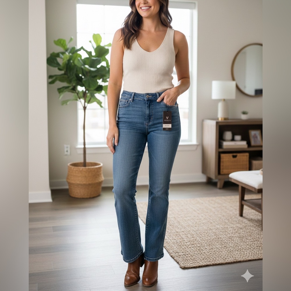 VENUS Classic Blue Boot Cut Jeans
